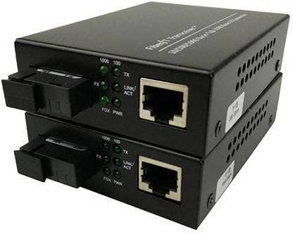 SP- SINGLE MODE SINGLE FIBER GIGA MEDIA CONVERTER- 10/100/1000 MBPS