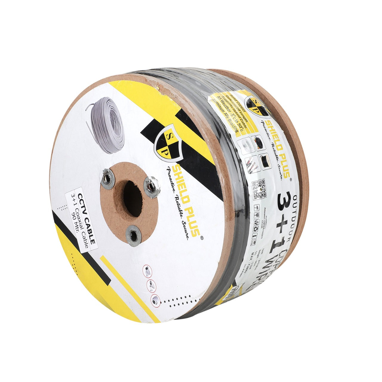 SP- 3+1 OUTDOOR COPPER CABLE -90 YARDS