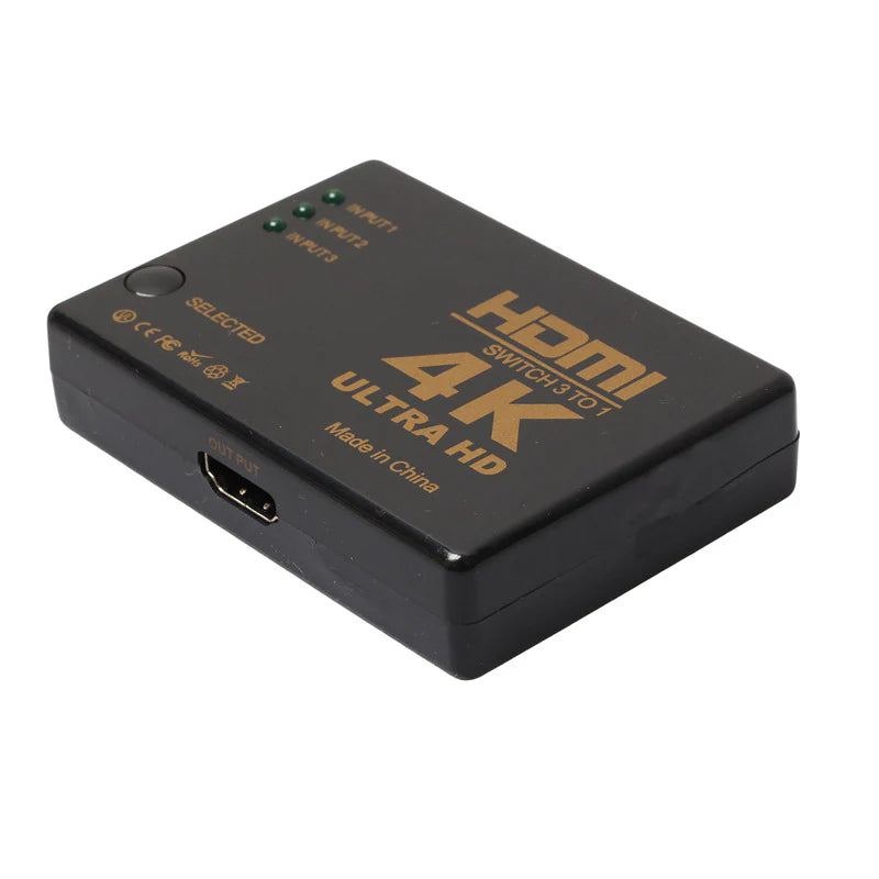 SP- HDMI SWITCH 3 PORT WITH REMOTE- 1080P