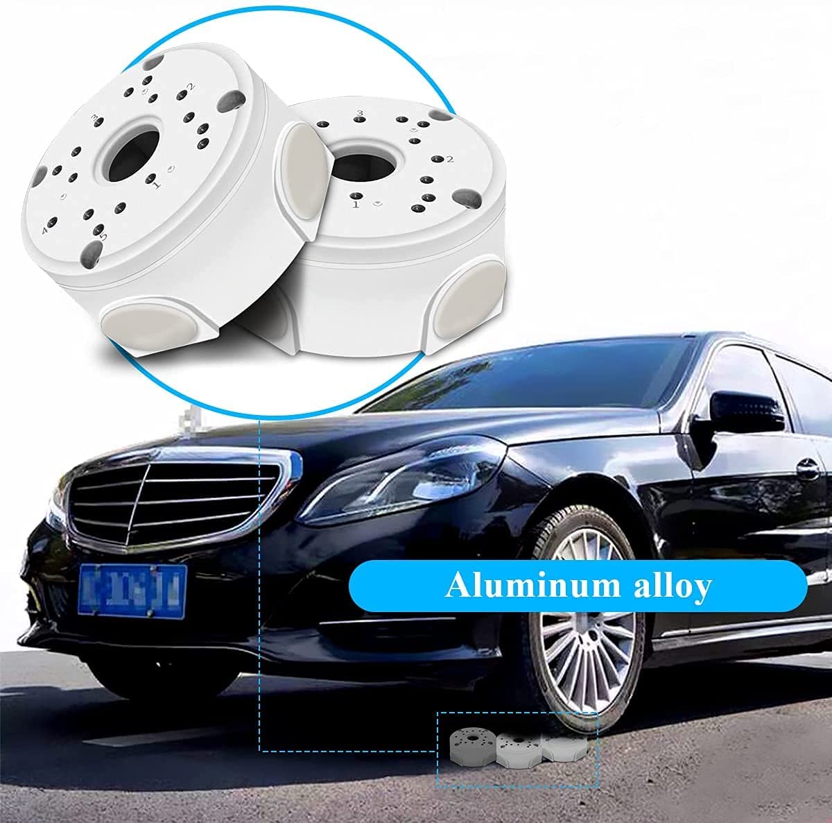 SP- METAL ROUND PVC BOX (IMPORTED)