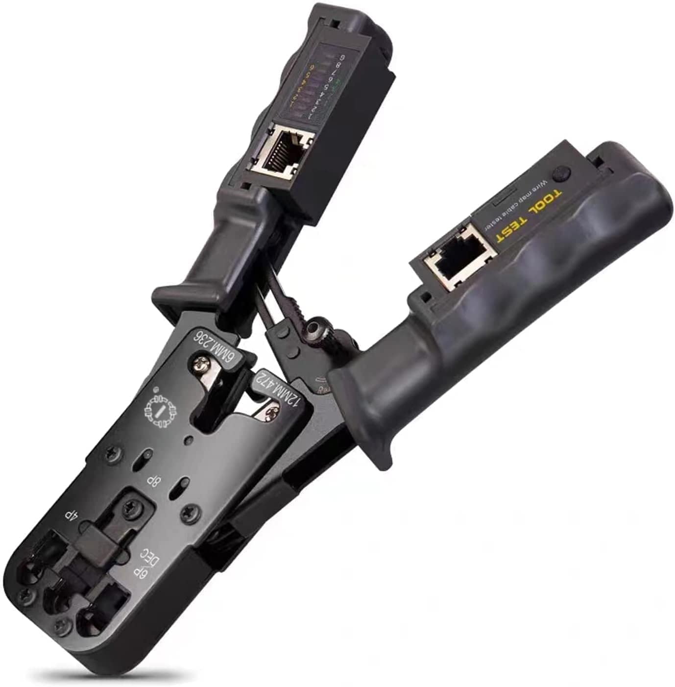 SP-SC001- CRIMPING TOOL WITH INBUILT LAN TESTER FOR RJ-45, RJ12 ( 6P & 8P)