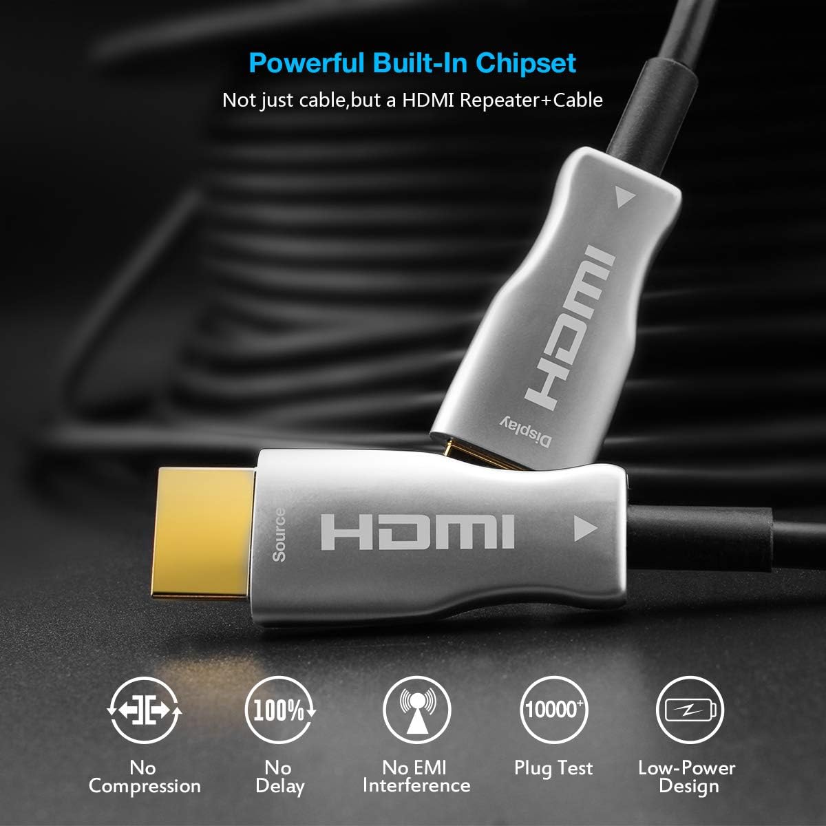 SP- ACTIVE OPTIC HDMI CABLE 4K-2K- PREMIUM