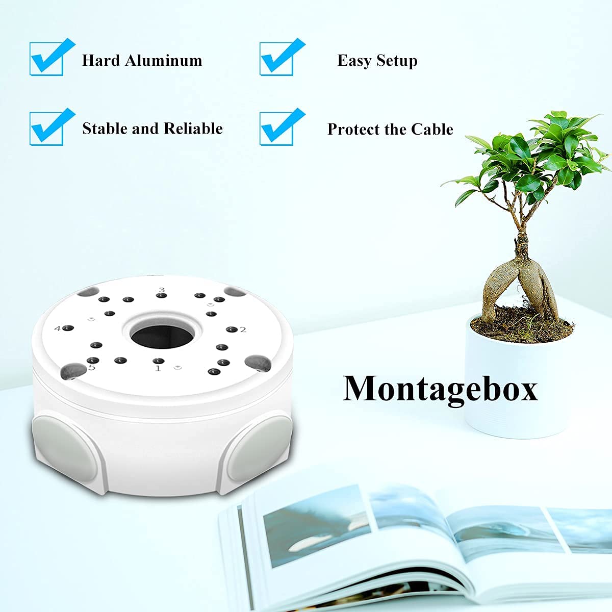 SP- METAL ROUND PVC BOX (IMPORTED)