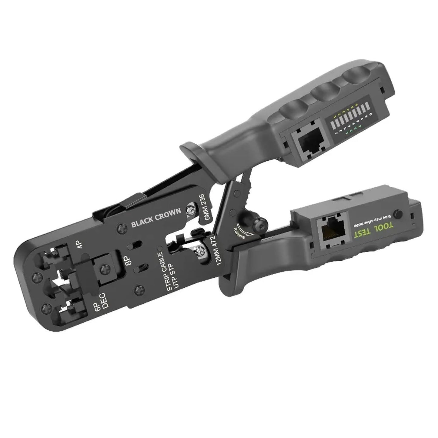 SP-SC001- CRIMPING TOOL WITH INBUILT LAN TESTER FOR RJ-45, RJ12 ( 6P & 8P)