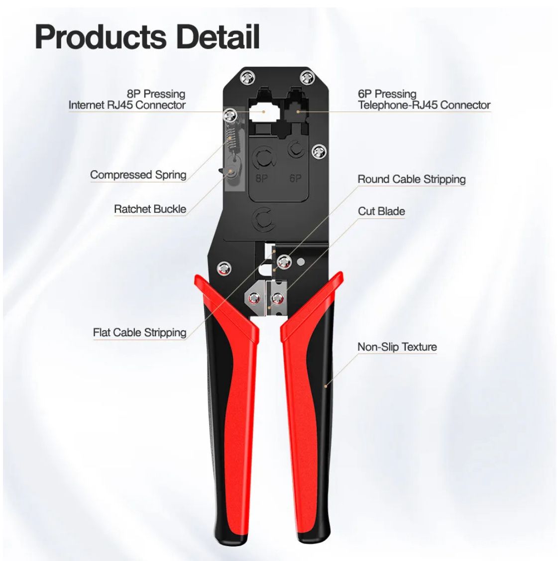 SP- 318 PREMIUM DUAL MODULAR CRIMPING TOOL-