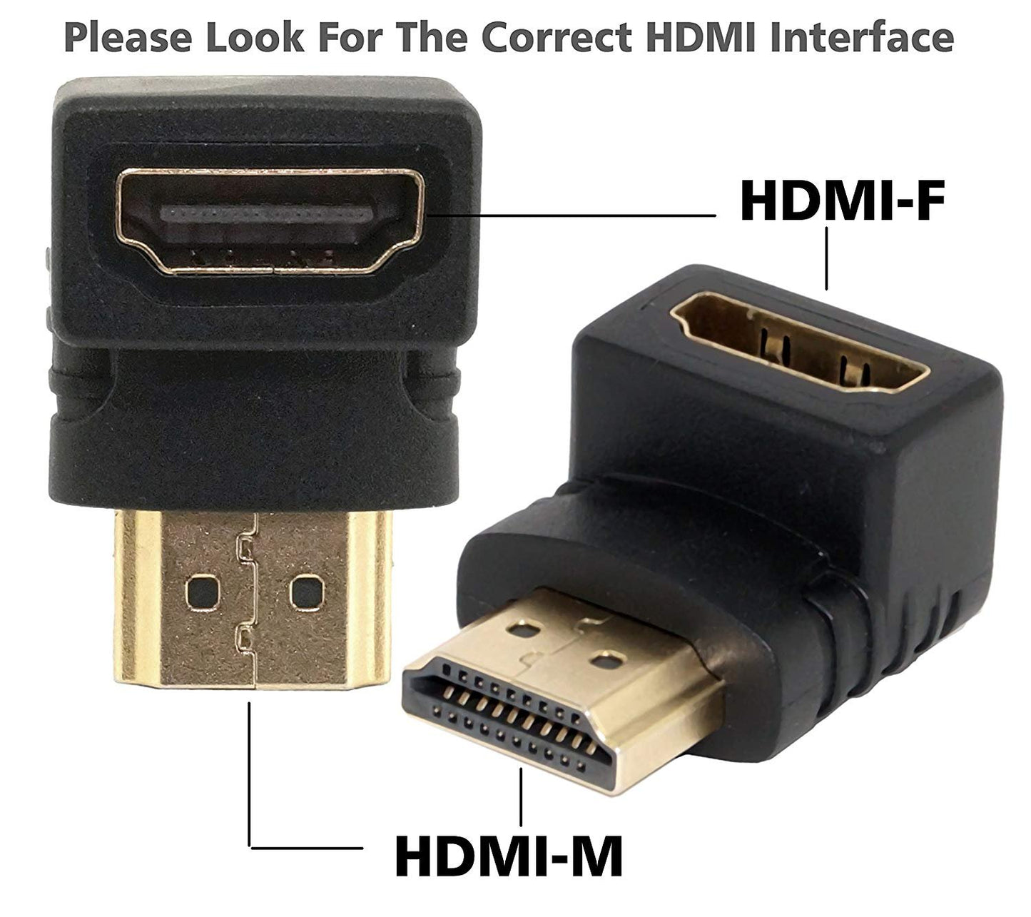 SP- HDMI L TYPE MALE TO FEMALE JOINTER