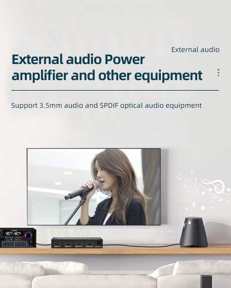 SP- HDMI MATRIX 2 IN *2 OUT -4K