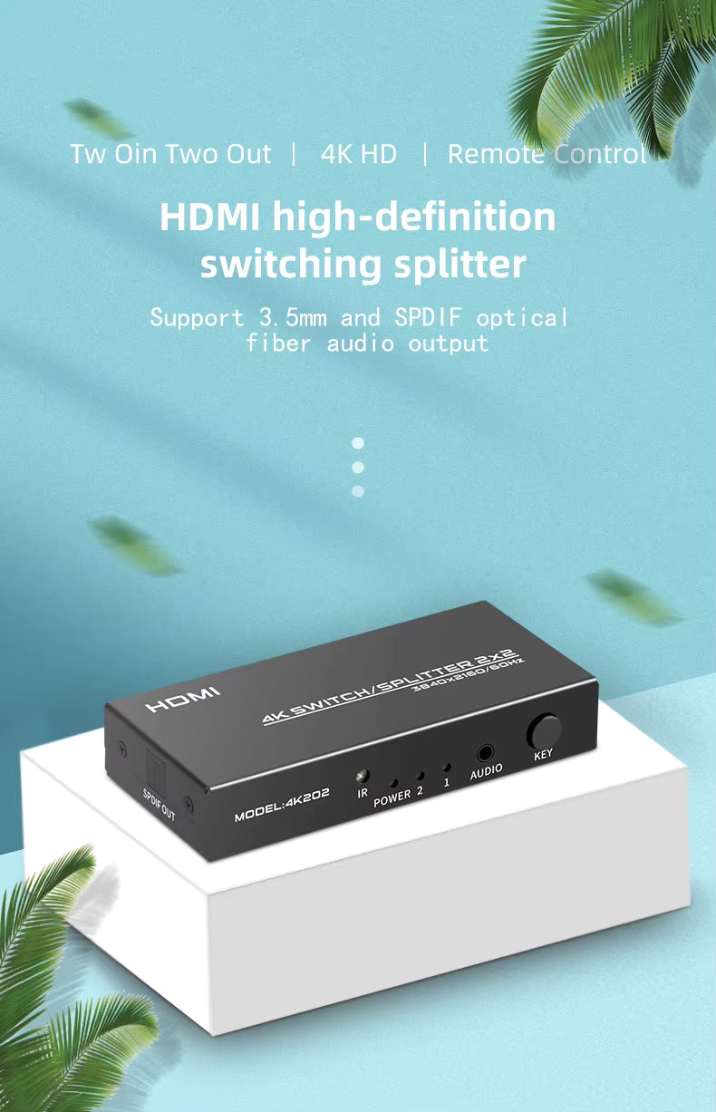 SP- HDMI MATRIX 2 IN *2 OUT -4K