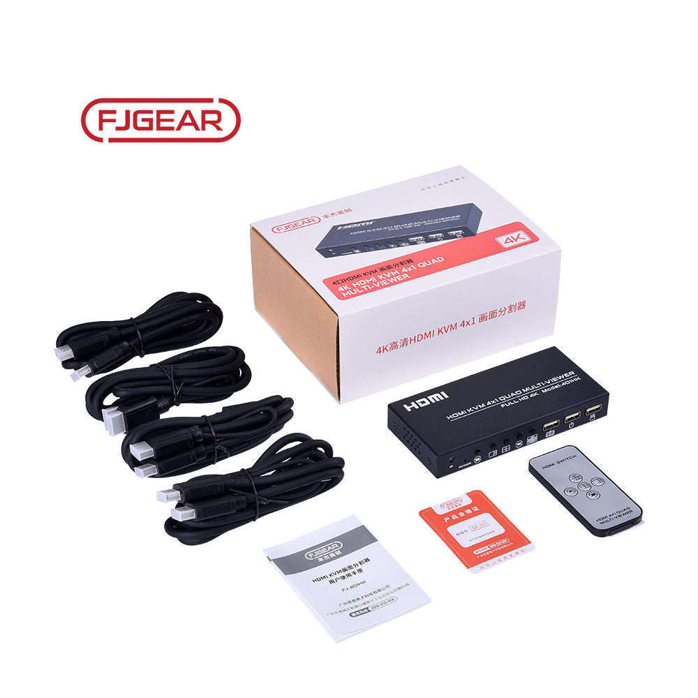 SP- 4*1 HDMI KVM QUAD MULTIVIEWER-4K