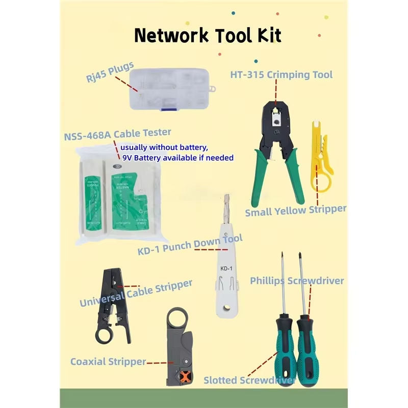 SP- PROFESSIONAL NETWORKING TOOL KIT BAG