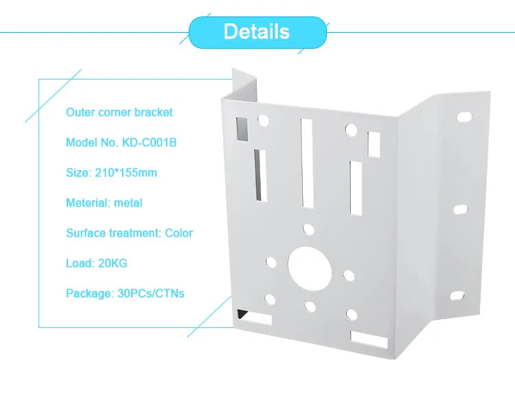SP- CORNER PLATE FOR CCTV