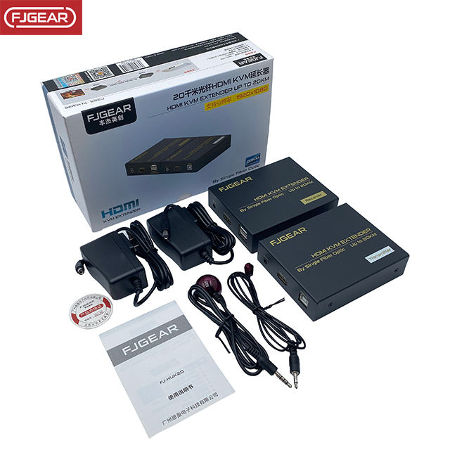SP- HDMI KVM EXTENDER OVER FIBER OPTIC 20KM (1080P)