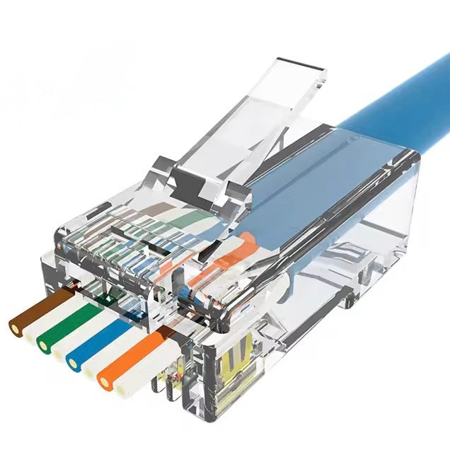 SP- CAT-6 UTP RJ45 PASS THROUGH CONNECTOR