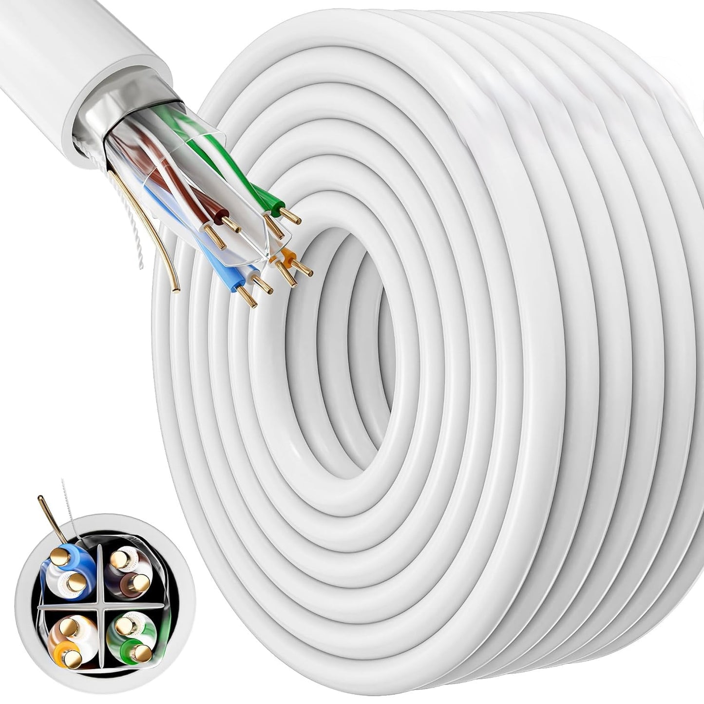 SP- INDOOR CAT-6 CCA CABLE -90 YARDS