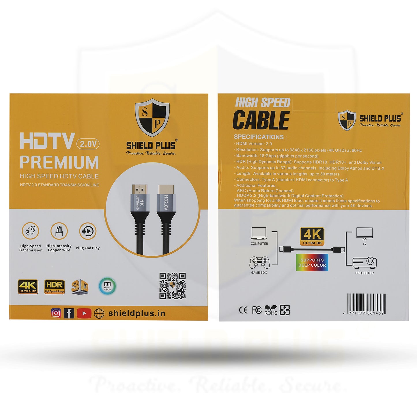 SP- HDMI CABLE 4K-2K STANDARD SERIES