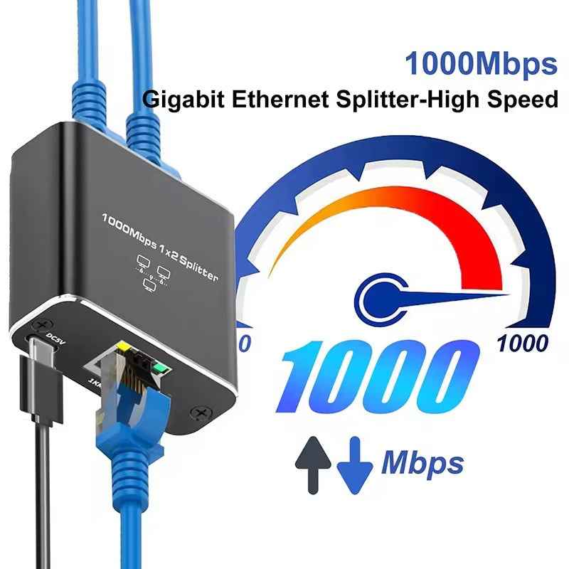 SP- 2 PORT GIGA LAN SPLITTER