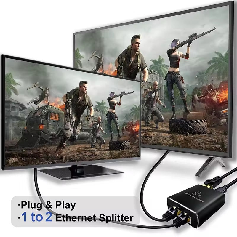 SP- 2 PORT GIGA LAN SPLITTER
