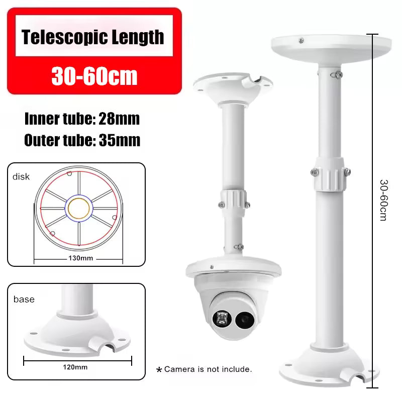 SP- I BRACKET WITH ROUND METAL PLATE TELESCOPIC-ALUMINIUM ALLOY STAND