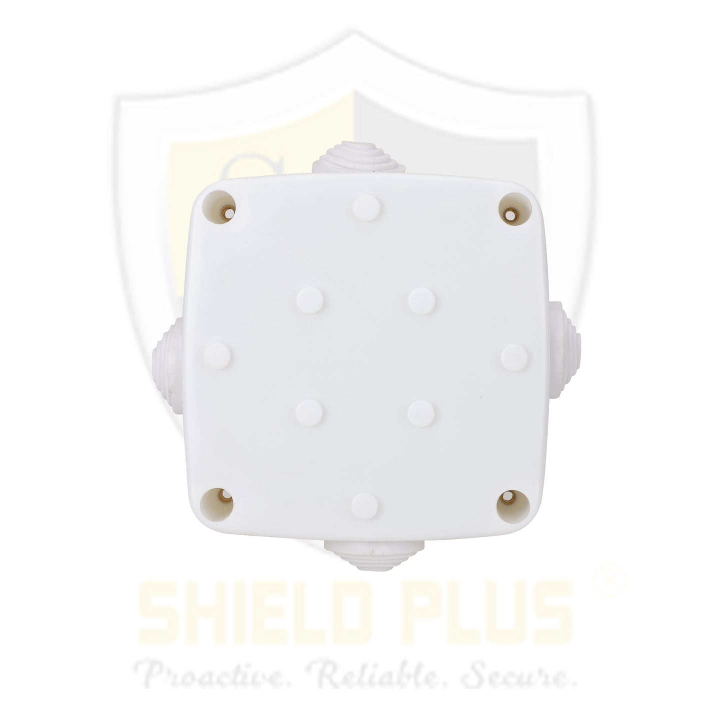SP-4.25*4.25 WEATHERPROOF PVC JUNCTION BOX WITH BRASS STUD