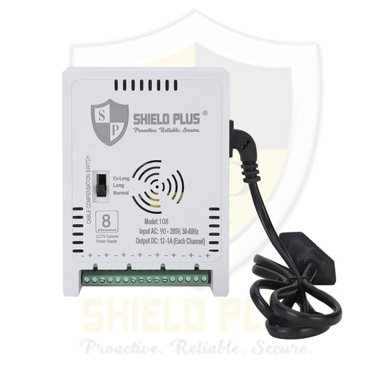 SP- 8 CH SMPS PLASTIC BODY ( INDIVIDUAL POWER PORTS )