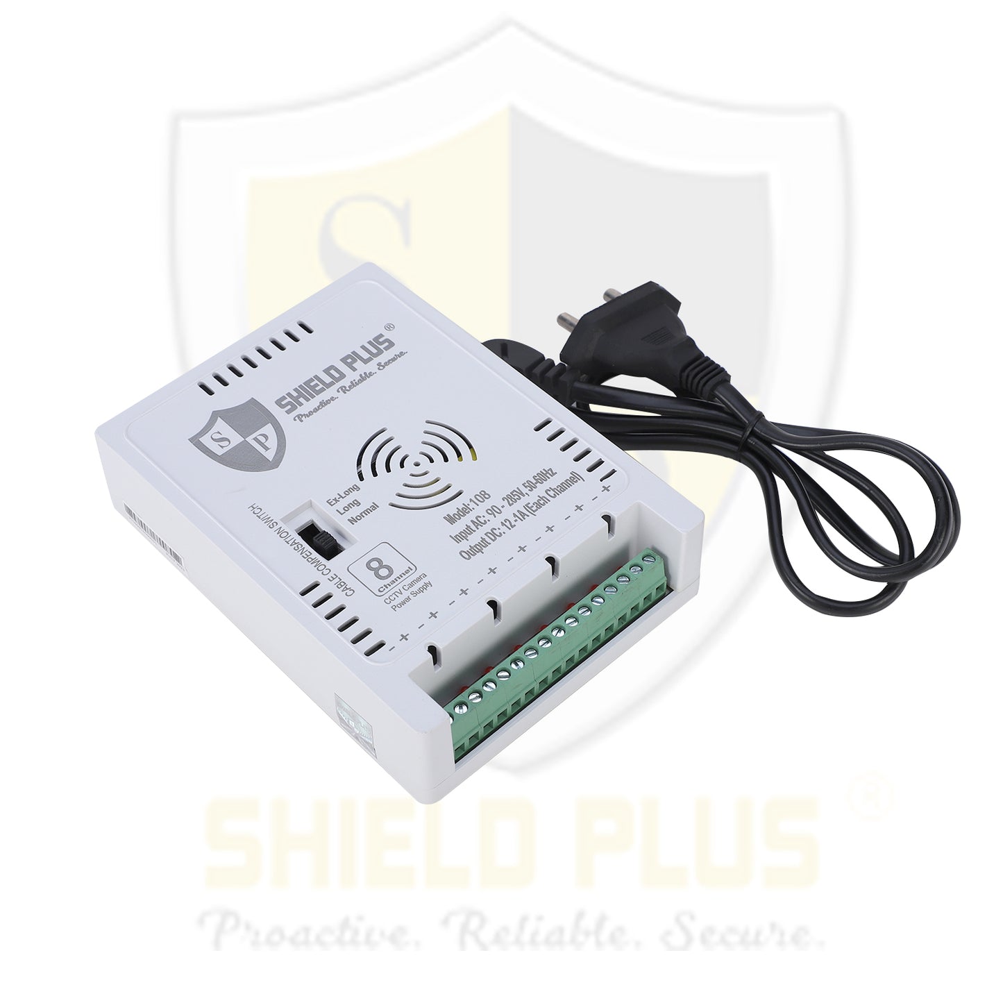 SP- 8 CH SMPS PLASTIC BODY ( INDIVIDUAL POWER PORTS )