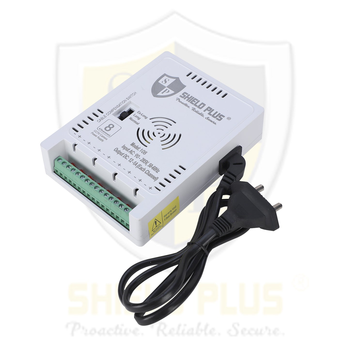 SP- 8 CH SMPS PLASTIC BODY ( INDIVIDUAL POWER PORTS )