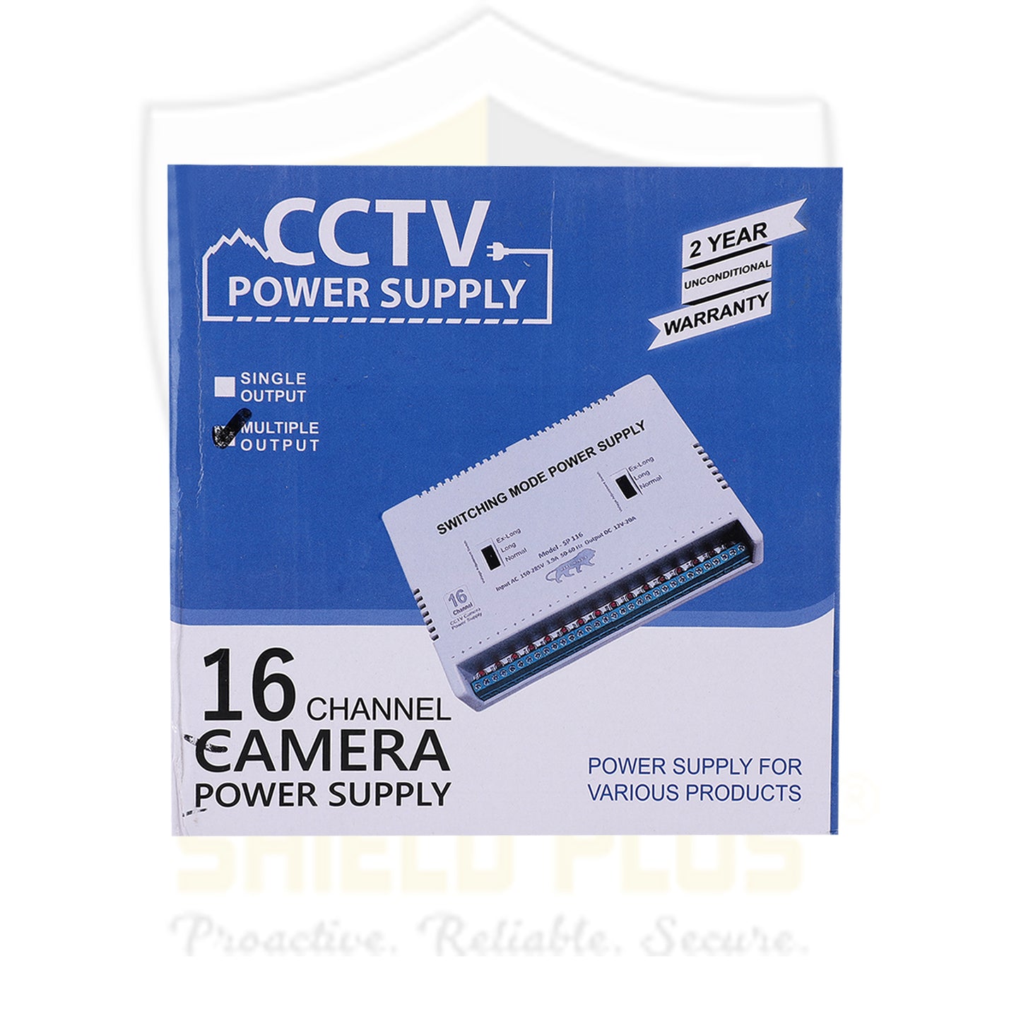 SP - 16 CH SMPS PLASTIC BODY ( INDIVIDUAL POWER PORTS )