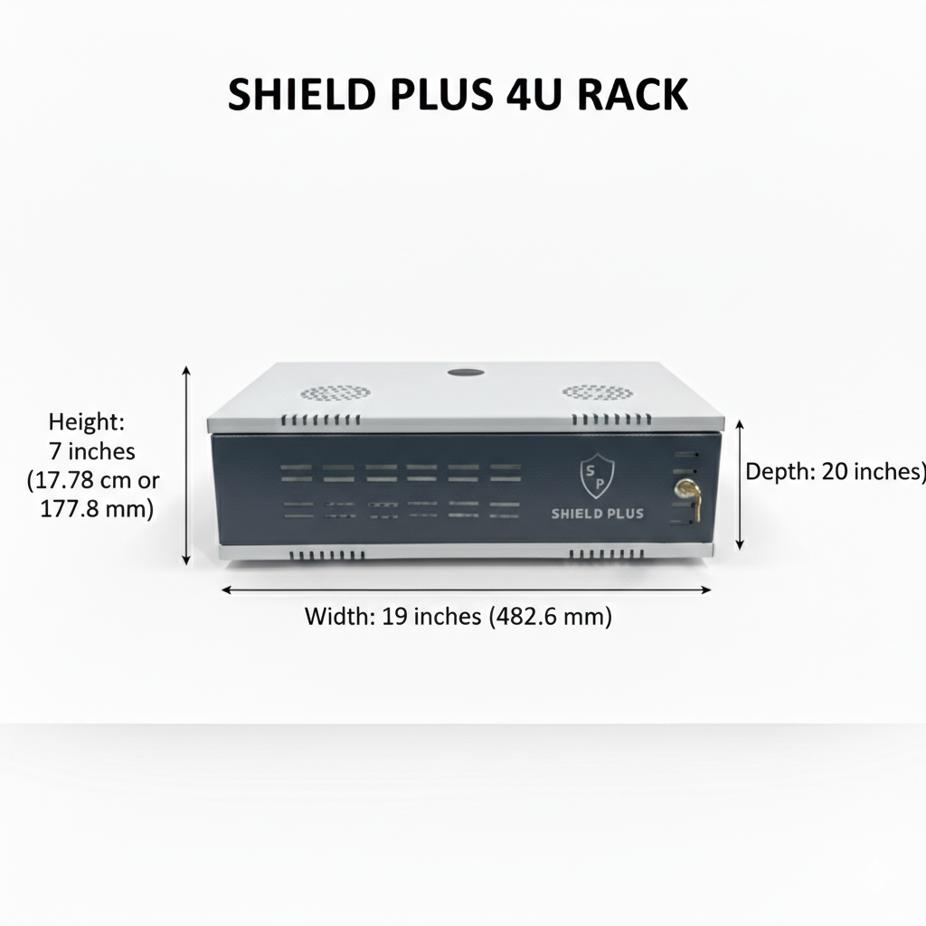 SP- FOLDABLE WALL MOUNT 4-U NETWORKING / CCTV RACK