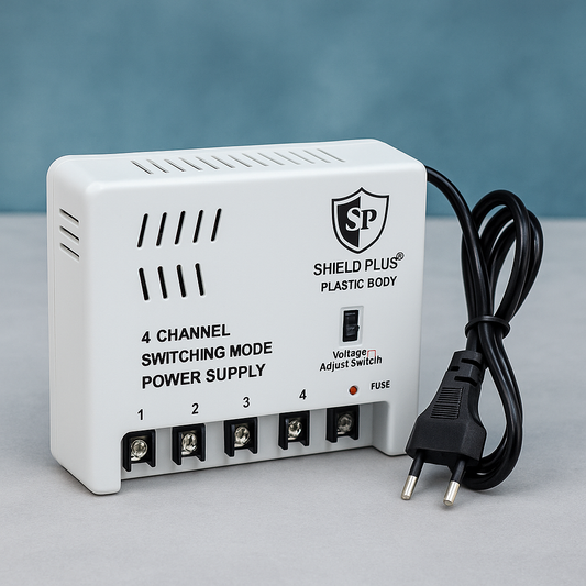 SP - 4 CH SMPS PLASTIC BODY ( INDIVIDUAL POWER PORTS )