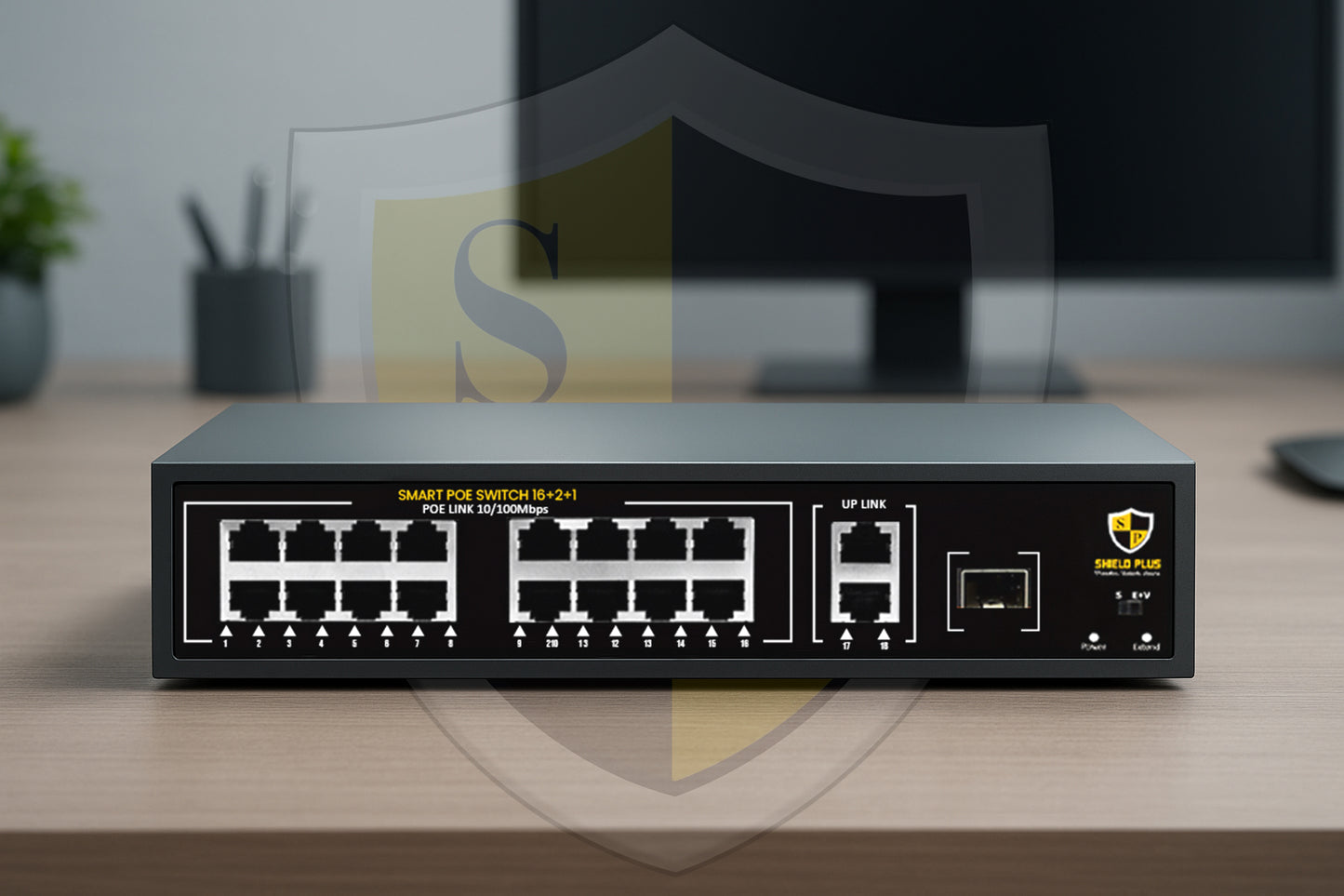 SP-16+2+1 GIGA POE SWITCH-250W