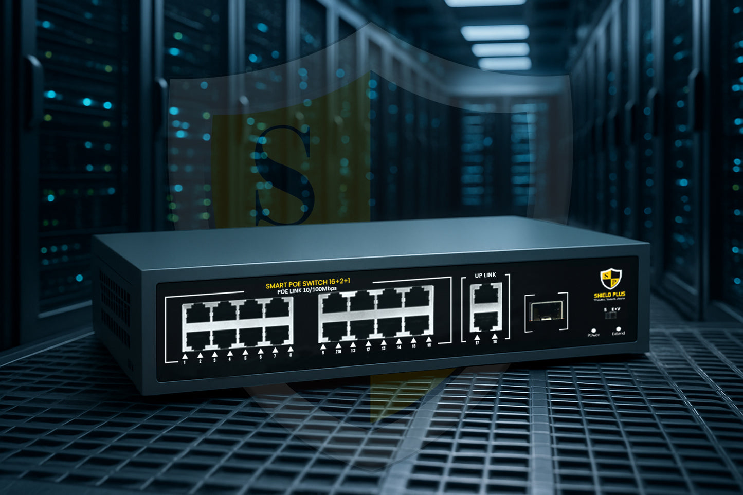 SP-16+2+1 GIGA POE SWITCH-250W