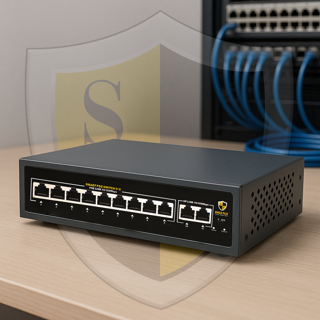SP-9+2 POE SWITCH-120W (100 MBPS)
