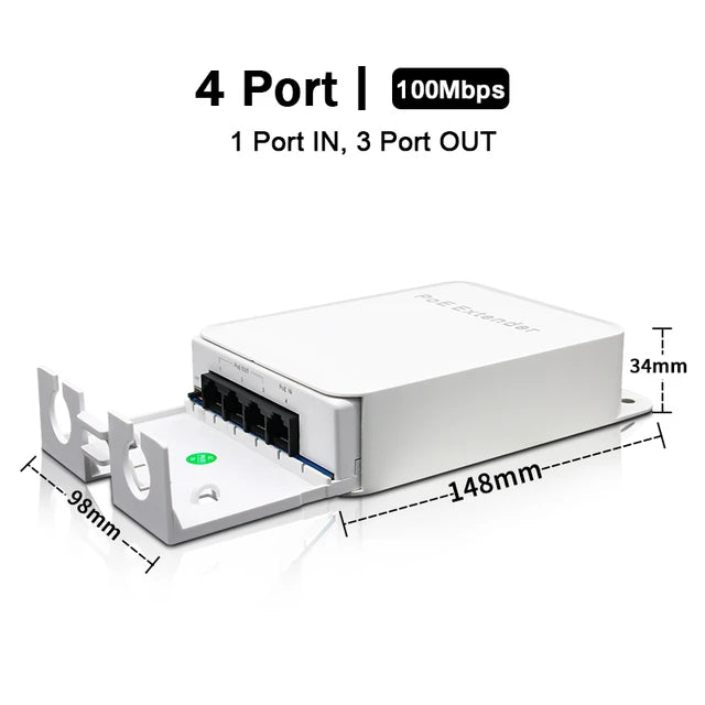 SP-OUTDOOR POE EXTENDER 1 INPUT 3 OUTPUT