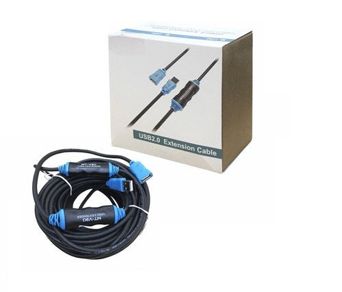 SP- USB MALE TO USB FEMALE 20M WITH DOUBLE IC -V2.0 -COPPER