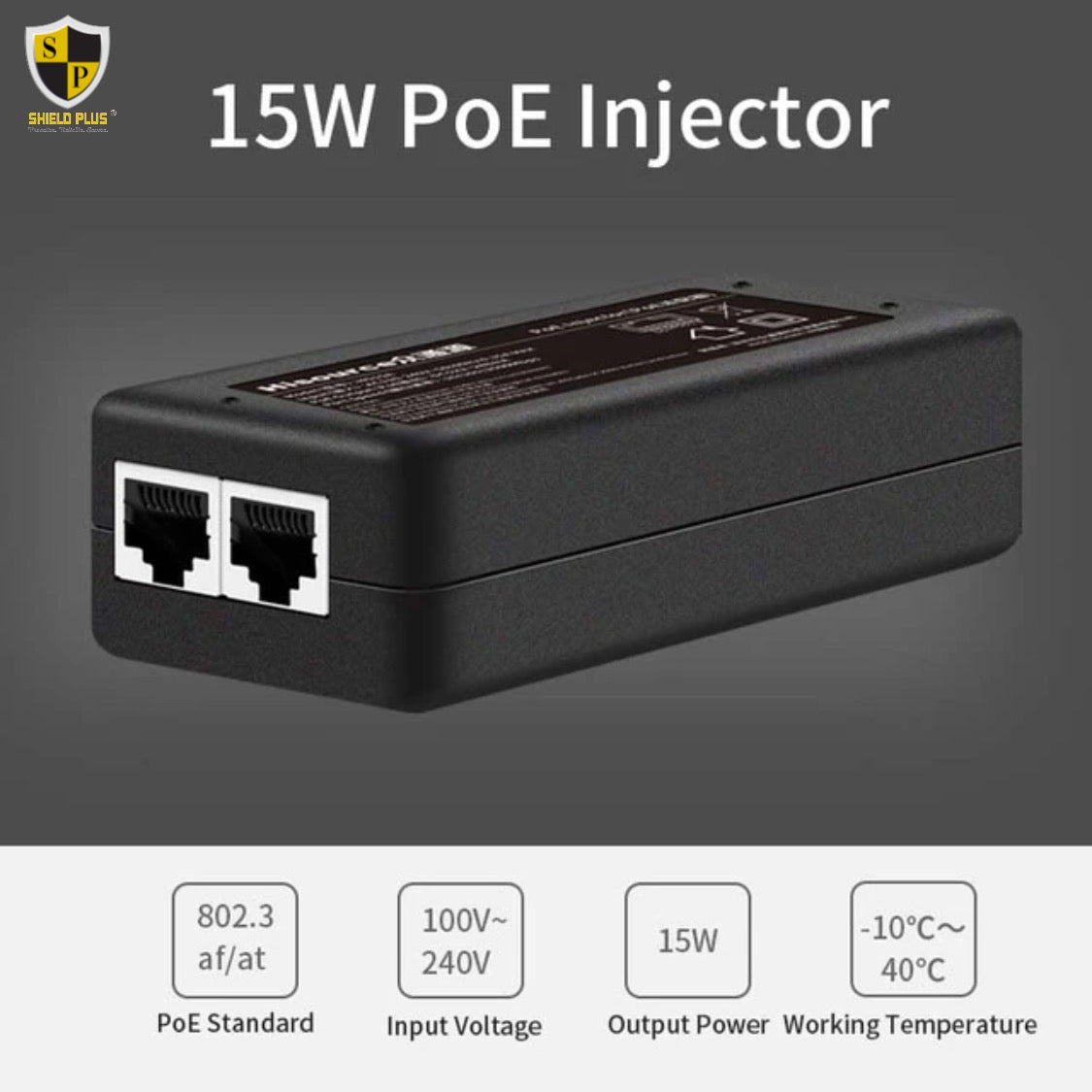 SP- 15W GIGA POE INJECTOR