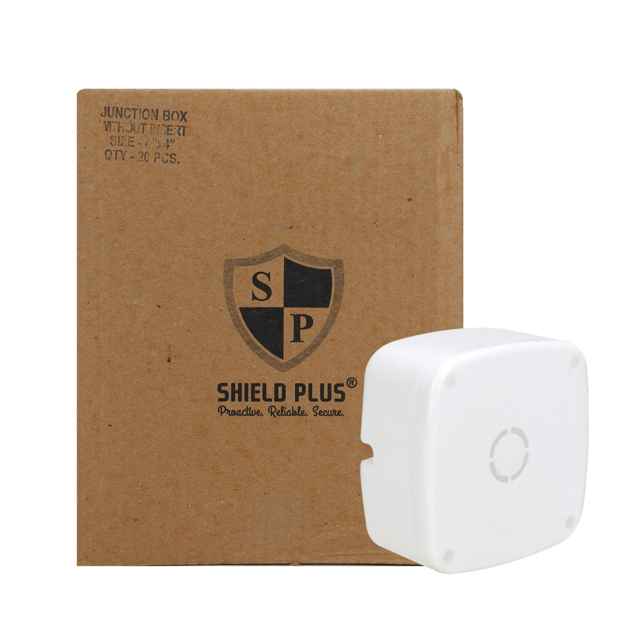 SP-4*4 PVC JUNCTION BOX WITHOUT STUD