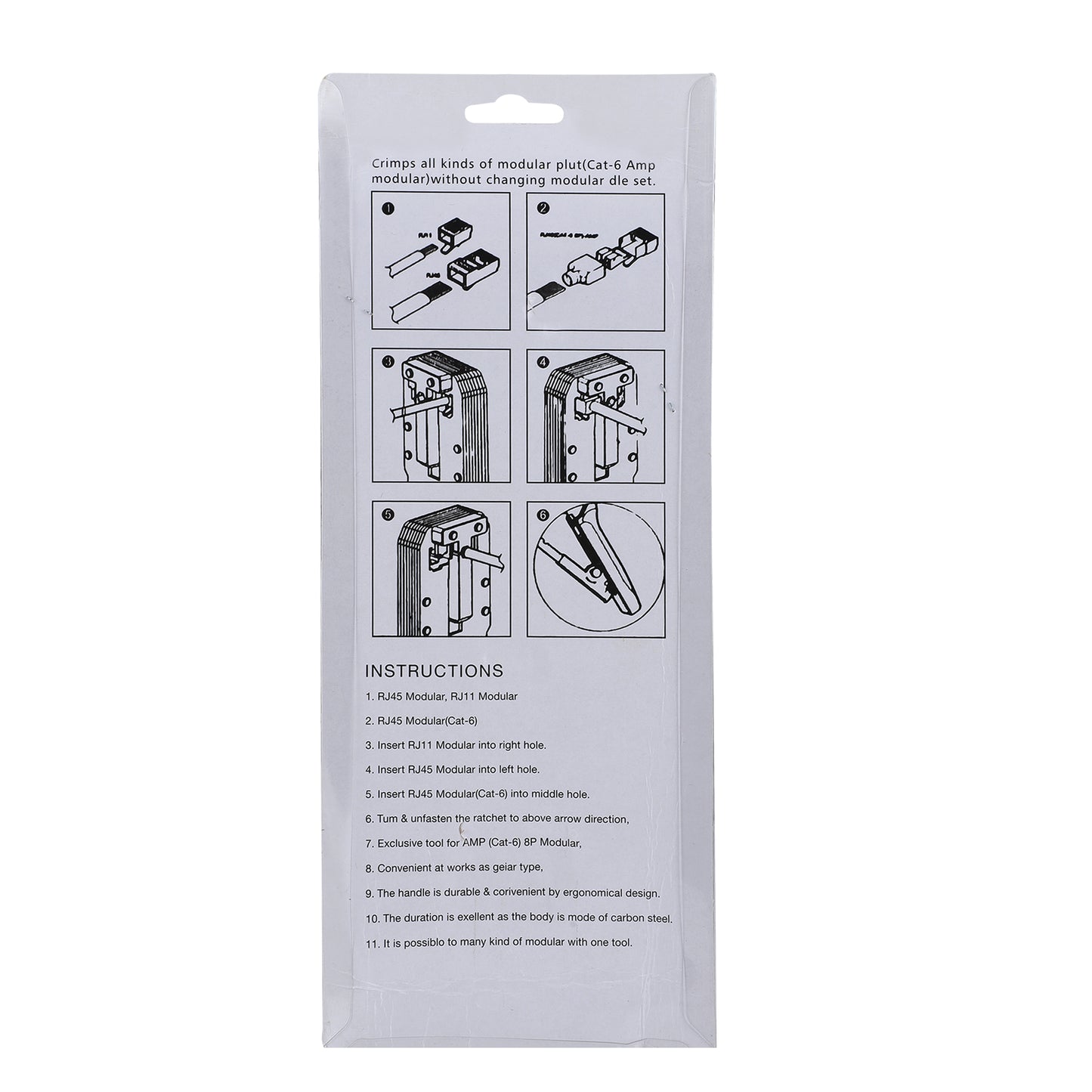SP-2810R Professional Modular Network crimping tools for network Cat6 RJ45 connectors