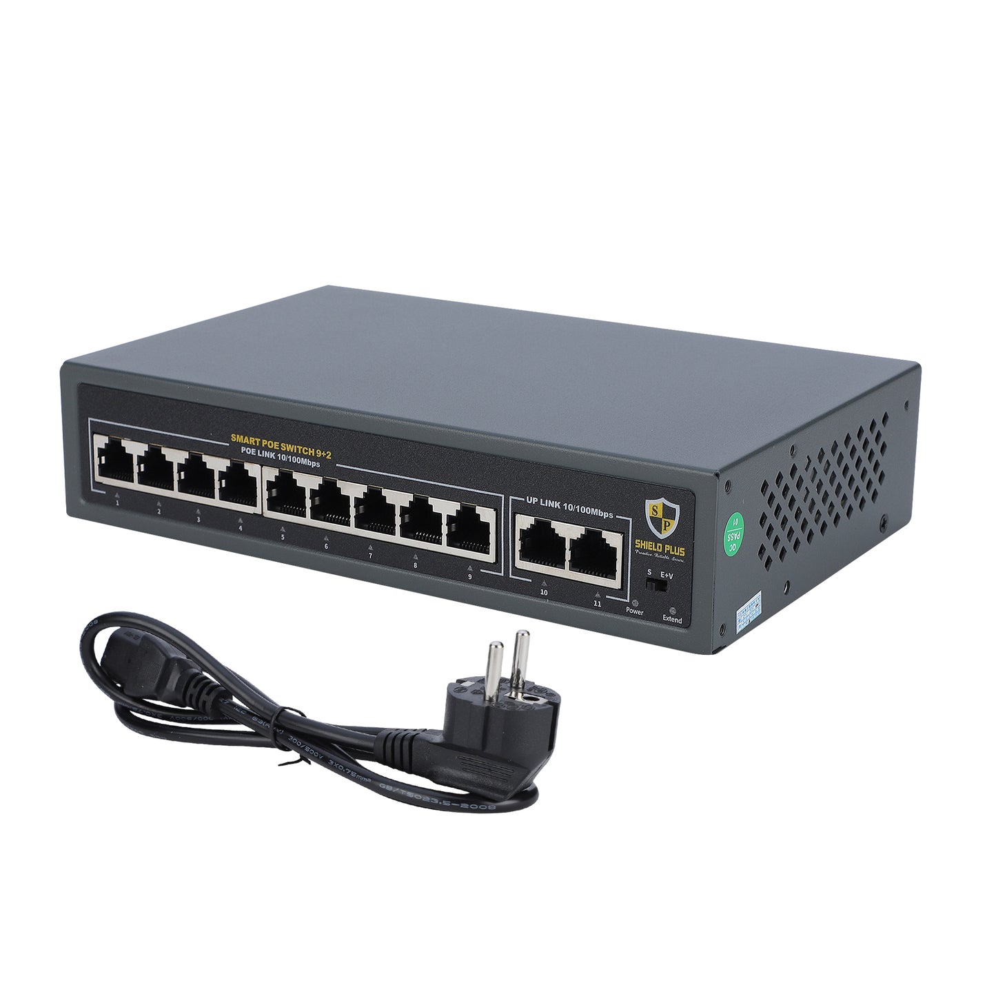 SP-9+2 POE SWITCH-120W (100 MBPS)