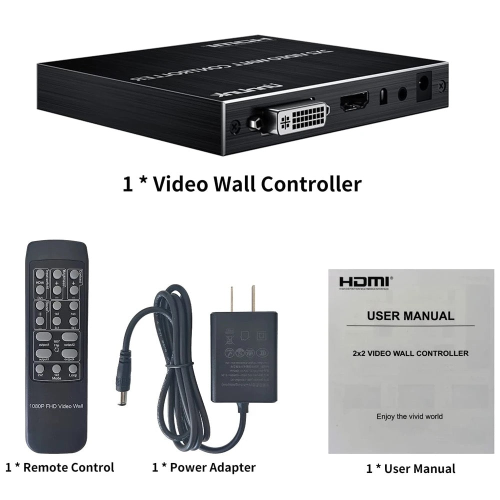 SP- 2*2 HDMI VIDEO WALL CONTROLLER (1080P)