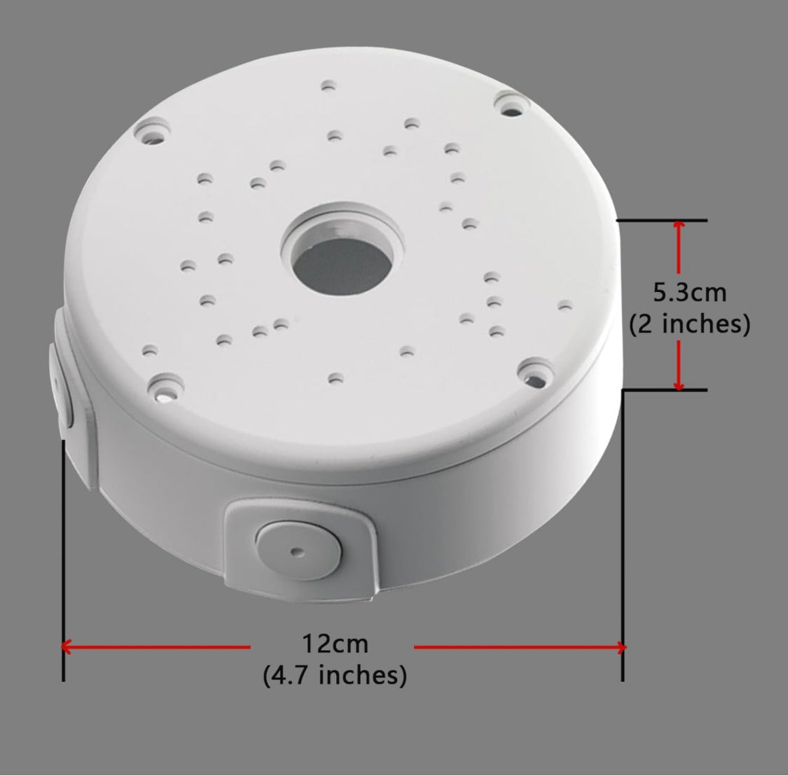 SP- ROUND WATERPROOF PVC BOX 4.7 INCH (IMPORTED)