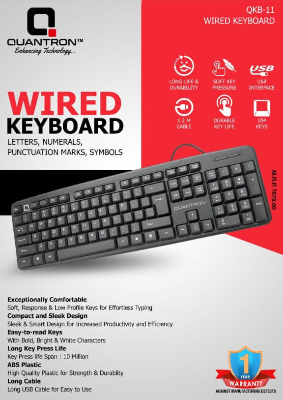 QKB-11 WIRED KEYBOARD