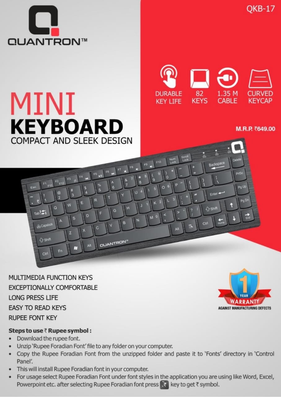 QKB-17 MINI KEYBOARD