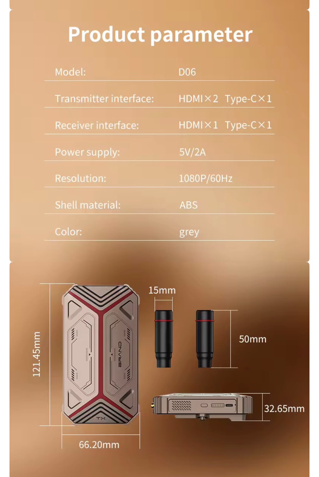 SP-WIRELESS HDMI EXTENDER 1KM
