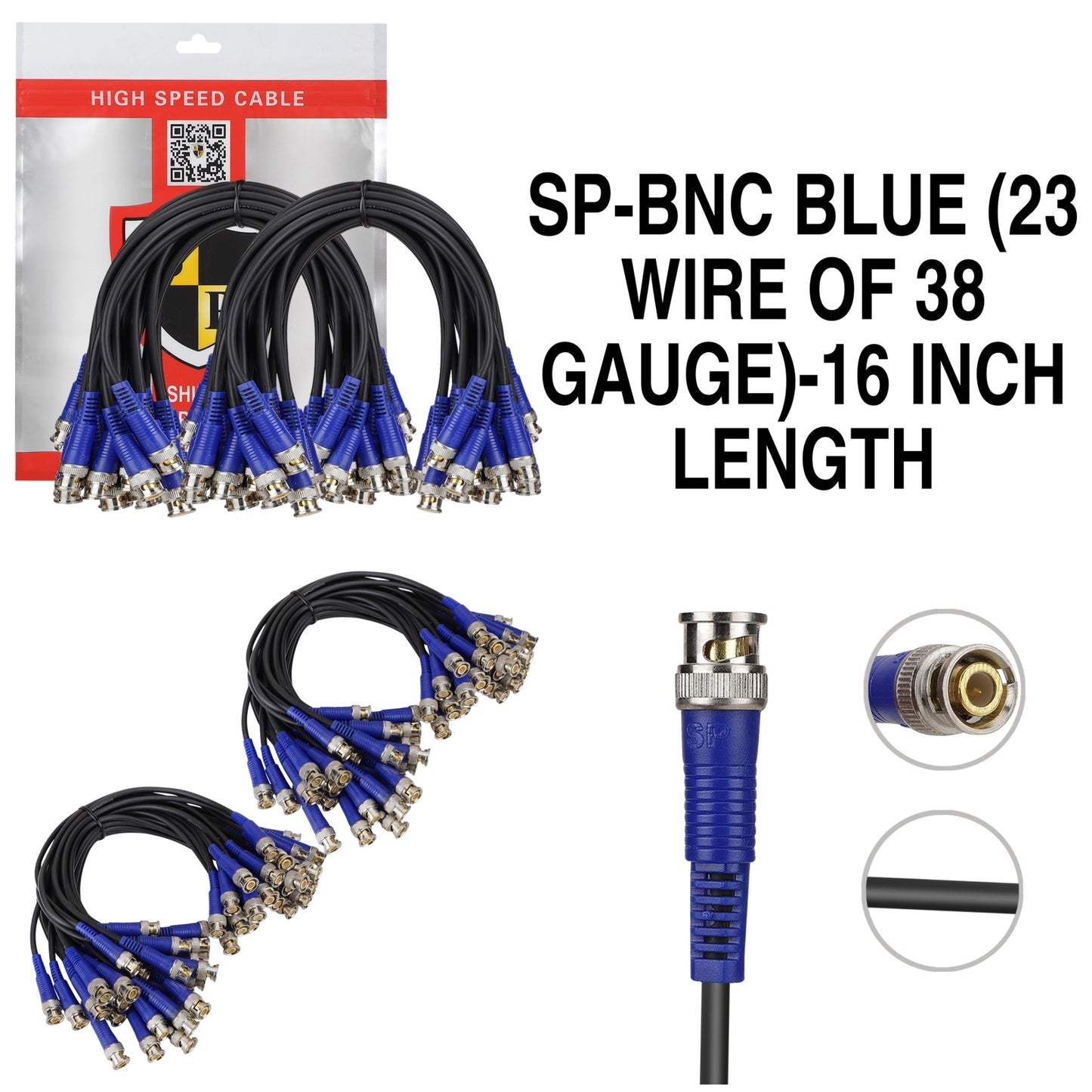 SP-BNC LEAD (23/38 GAUGE)