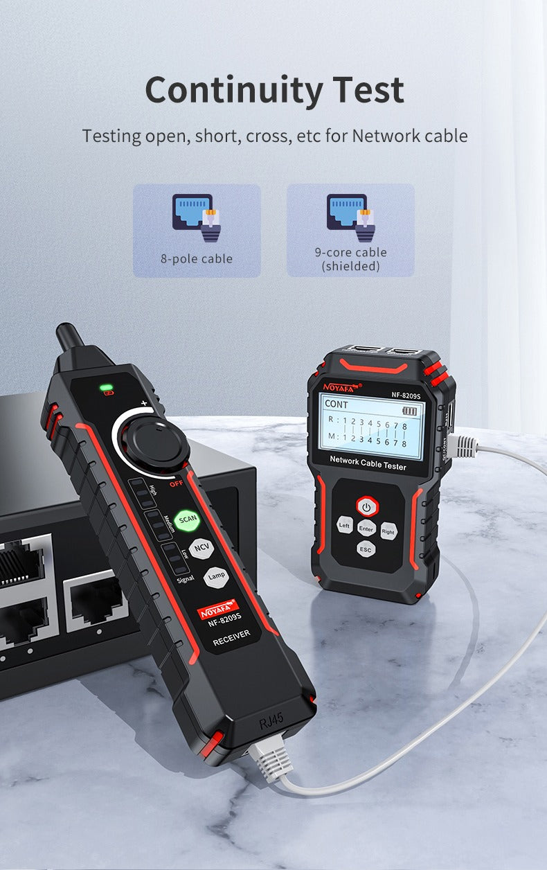 SP- 8209 MULTIFUNCTION NETWORK CABLE TESTER