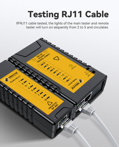 SP- 468 LAN TESTER -2 IN 1( RJ45 & RJ11)