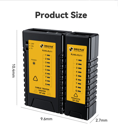 SP- 468 LAN TESTER -2 IN 1( RJ45 & RJ11)
