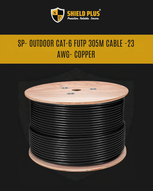 SP- OUTDOOR CAT-6 FUTP 305M CABLE -23 AWG- COPPER