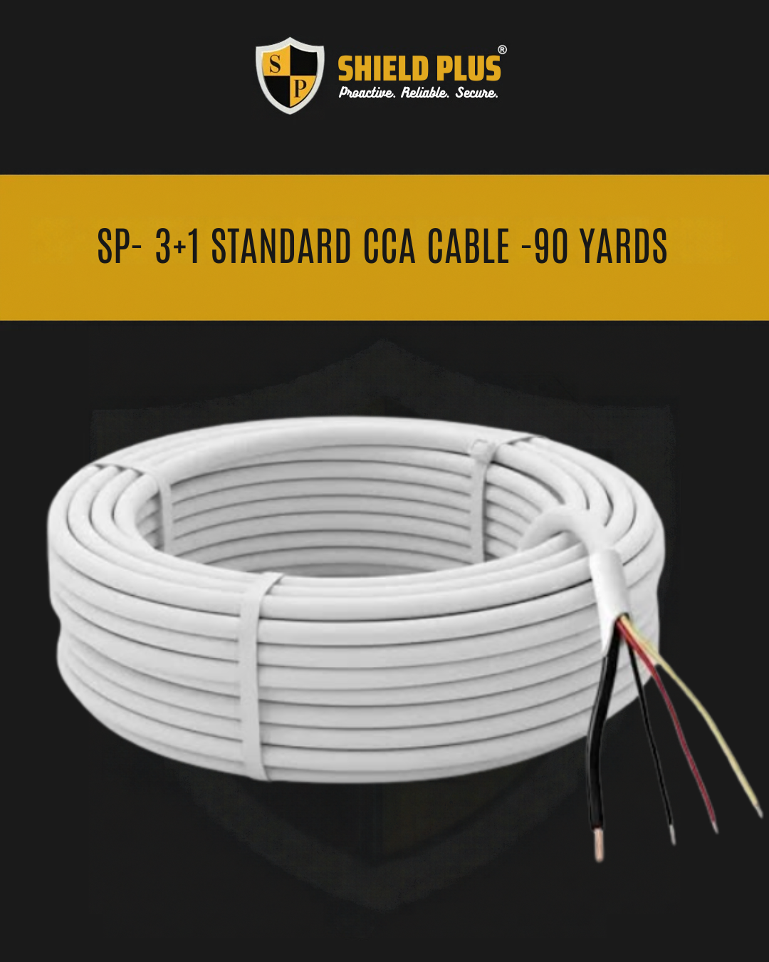 SP- 3+1 STANDARD CCA CABLE -90 YARDS