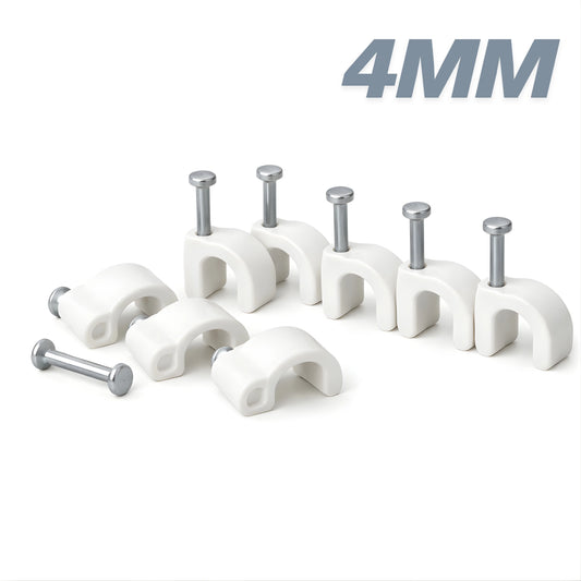 Shield Plus Cable Clips with Steel Nail – 4mm to 20mm
